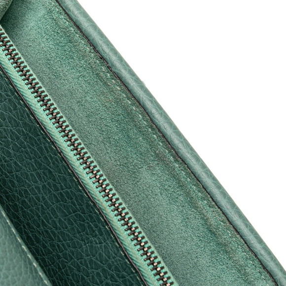 Valentino Rockstud Chain Shoulder Bag in Green Leather for Women. - Picture 6 of 10